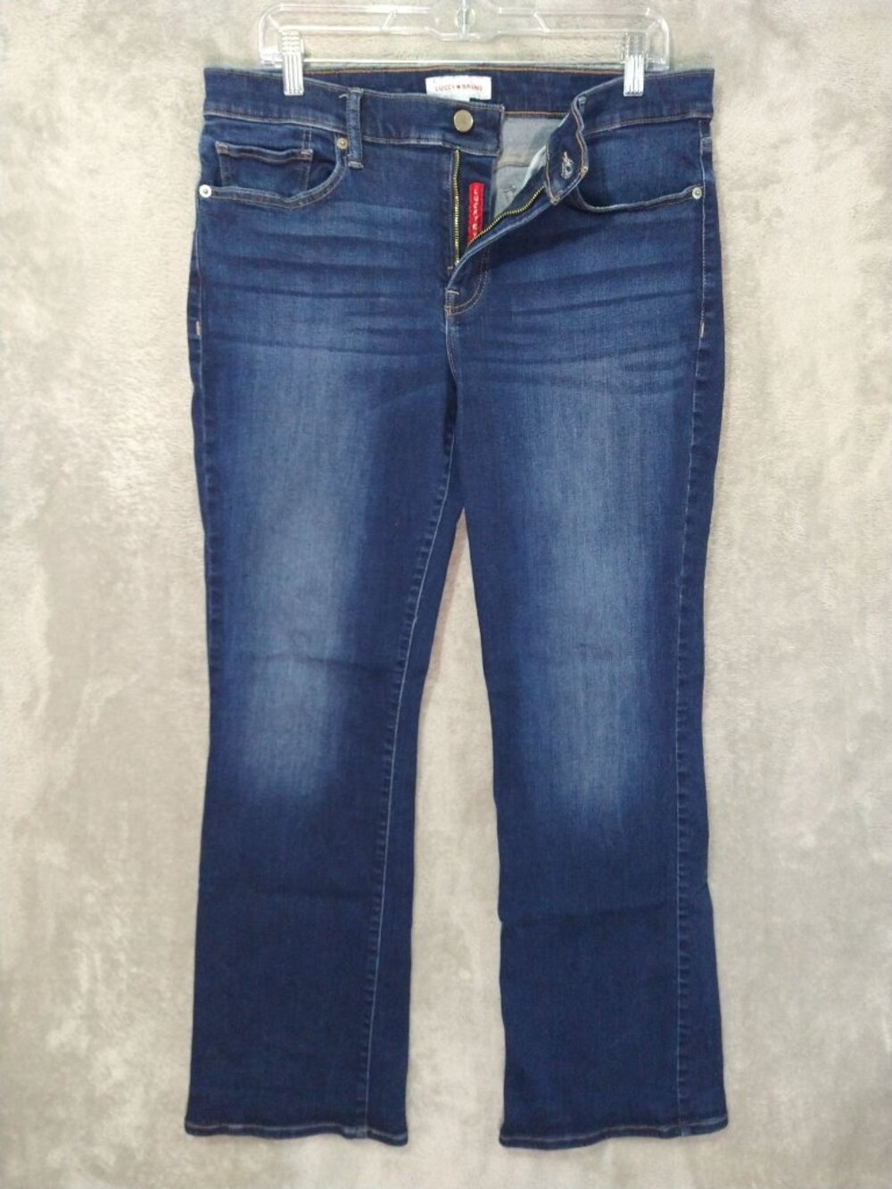 Lucky Brand Jeans Women 14/32 Blue Denim Sweet Boot Cut Mid Rise Stretch Dark